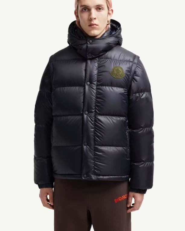 몽클레어    Cyclone 2 in 1 후드 쇼트 다운 재킷   