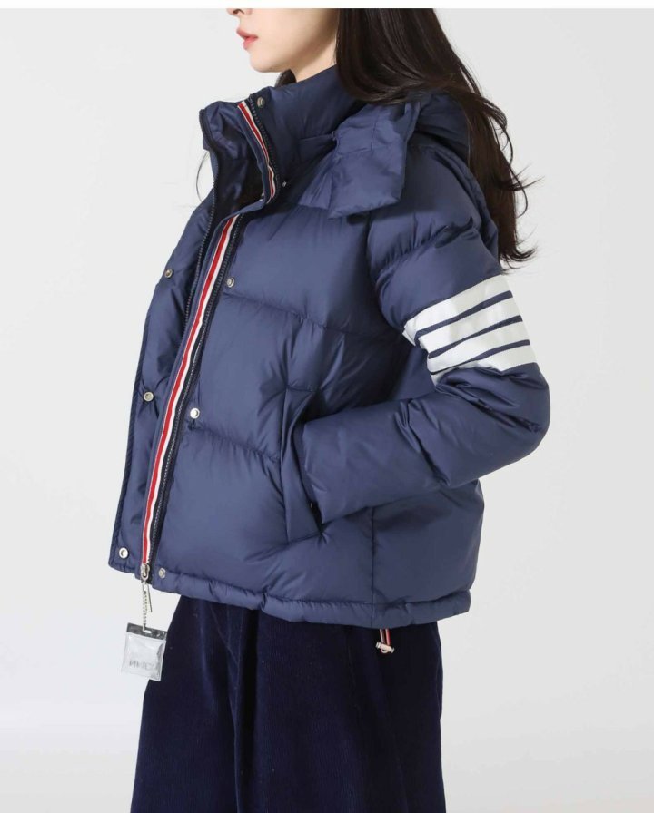 톰브라운    립스탑 라이트웨이트 다운필 4바 재킷  