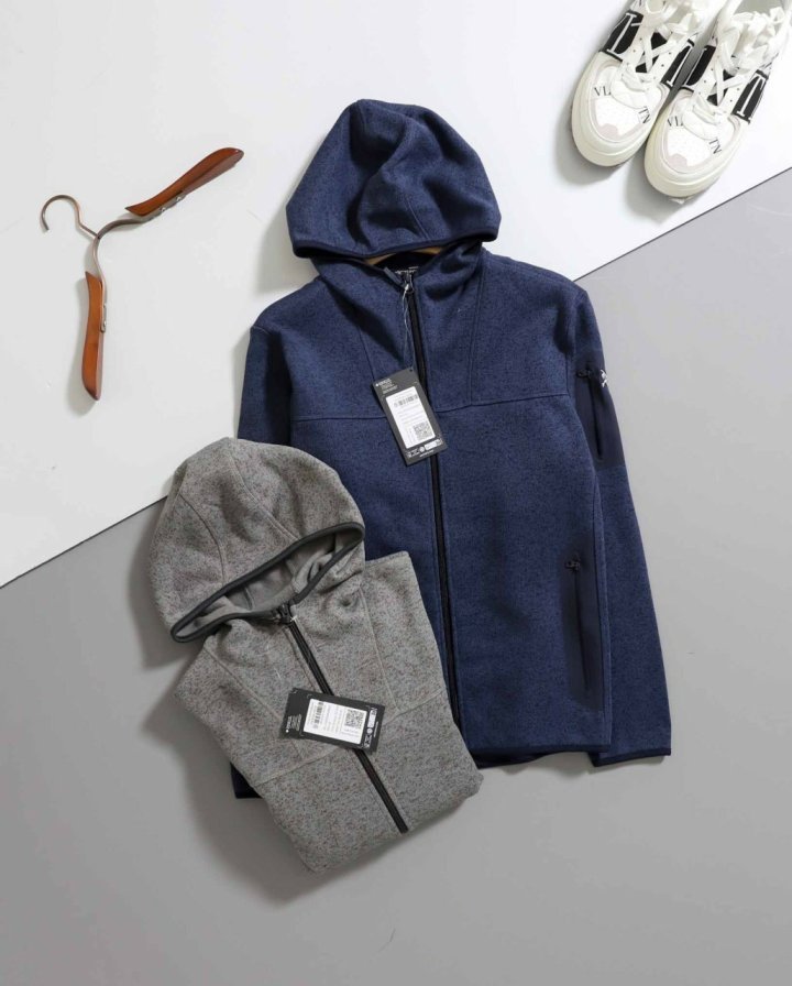 아크테릭스    커버트 기모 후디 자켓  