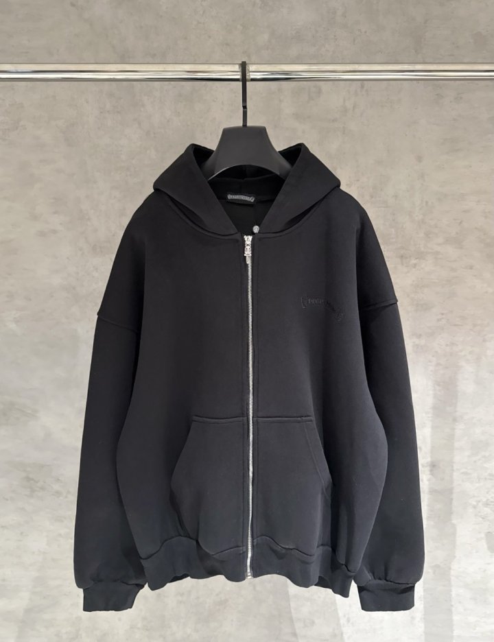 크롬하츠  F007 멀티 백 로고 후드집업  