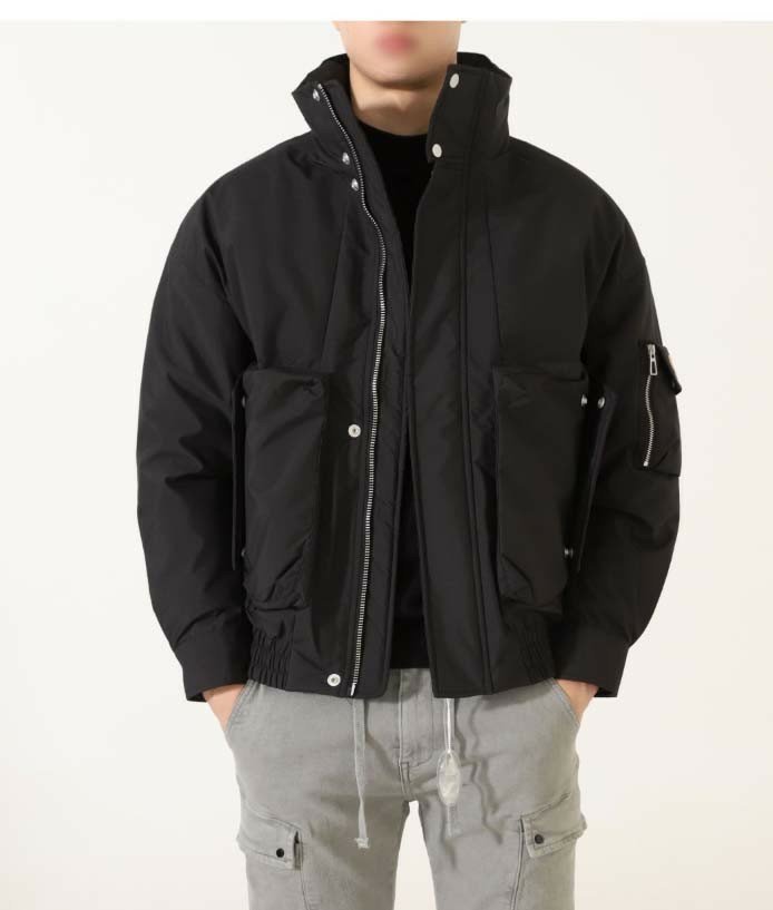 스톤 아일랜드  빅포켓 항공 다운 패딩 자켓  