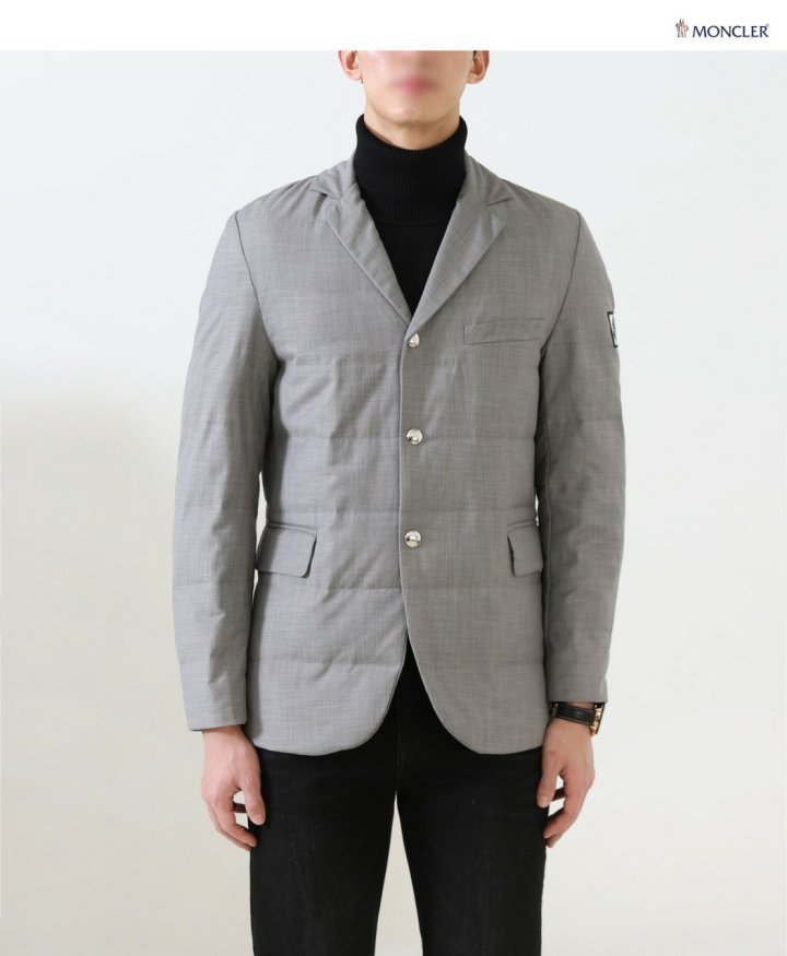 몽클레어    감마블루 덕다운 블레이져 자켓    