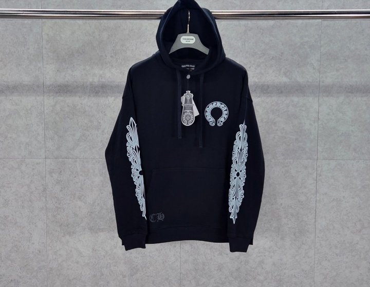 크롬하츠  플로럴 홀스슈 후드