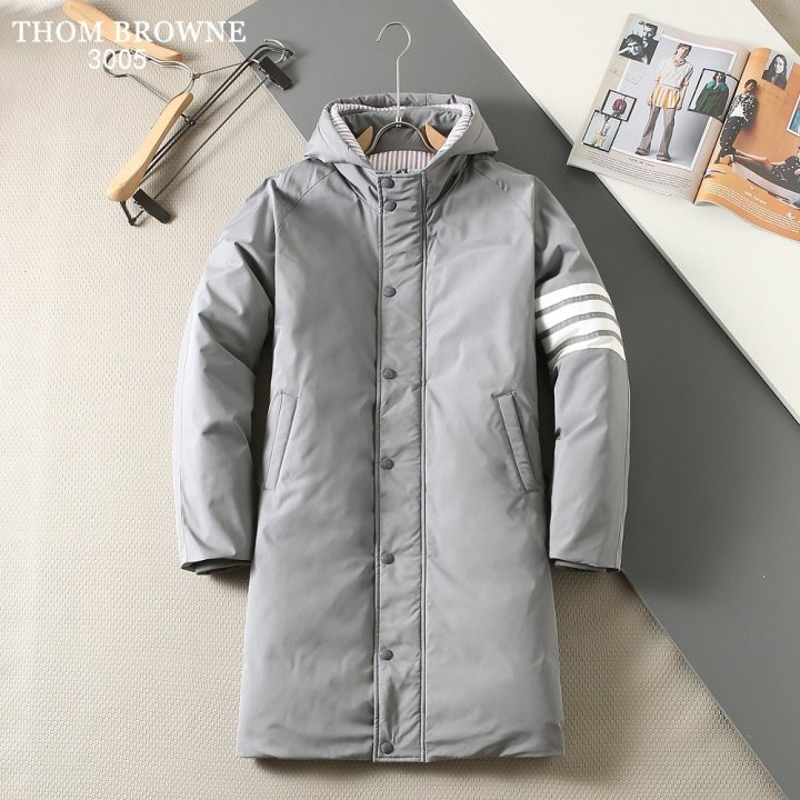 톰브라운  풋볼 사이드라인 구스다운 롱패딩