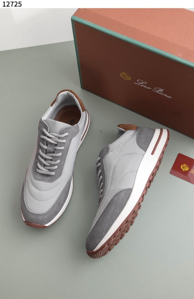 로로피아나  스웨이드 매쉬 스니커즈