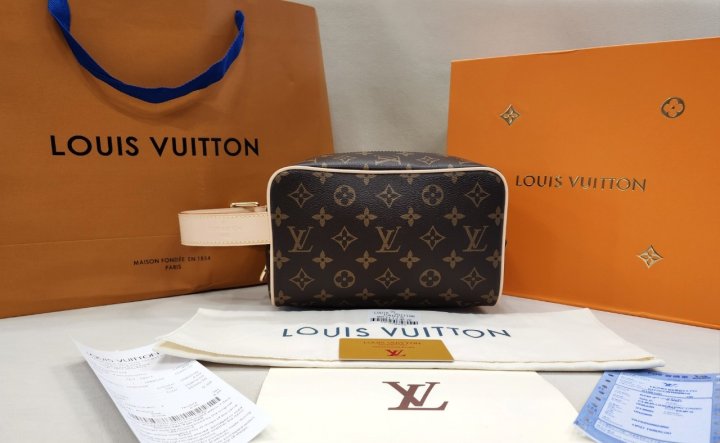 루이비통  락커 돕 키트 클러치 브라운 83112