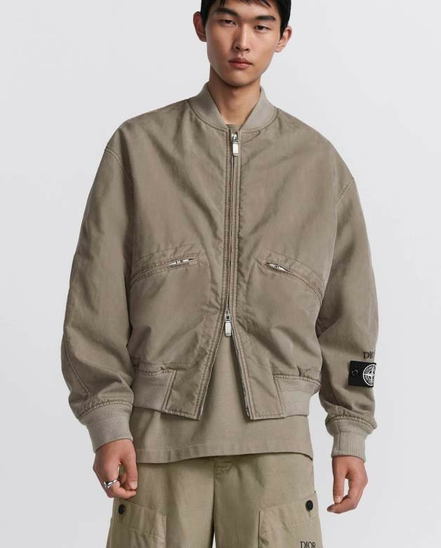 디올 x 스톤 아일랜드  봄버자켓