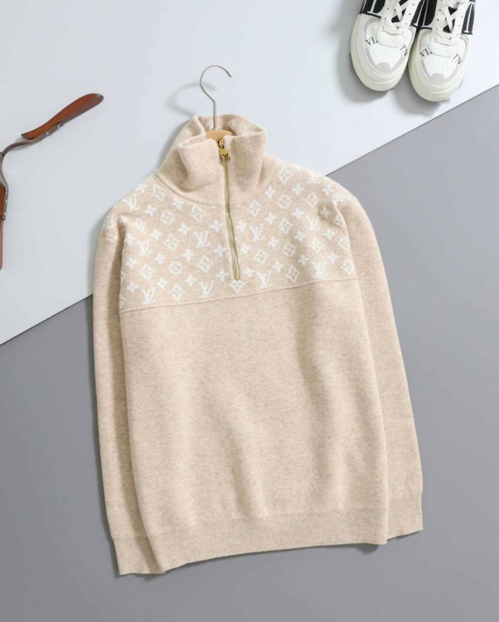 루이비통  리브드 울 하프 지퍼 풀오버  