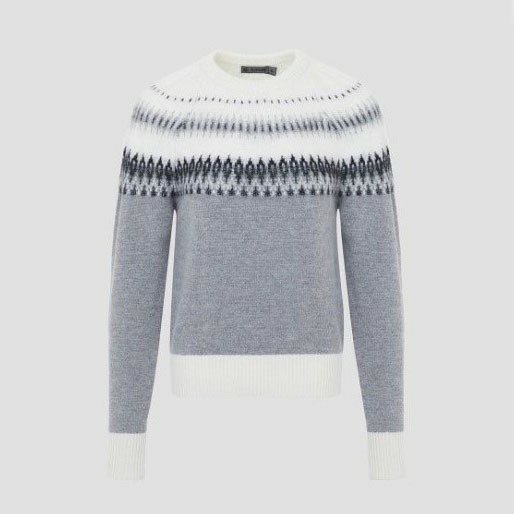 지포어 울 캐시미어 크루넥 스웨터