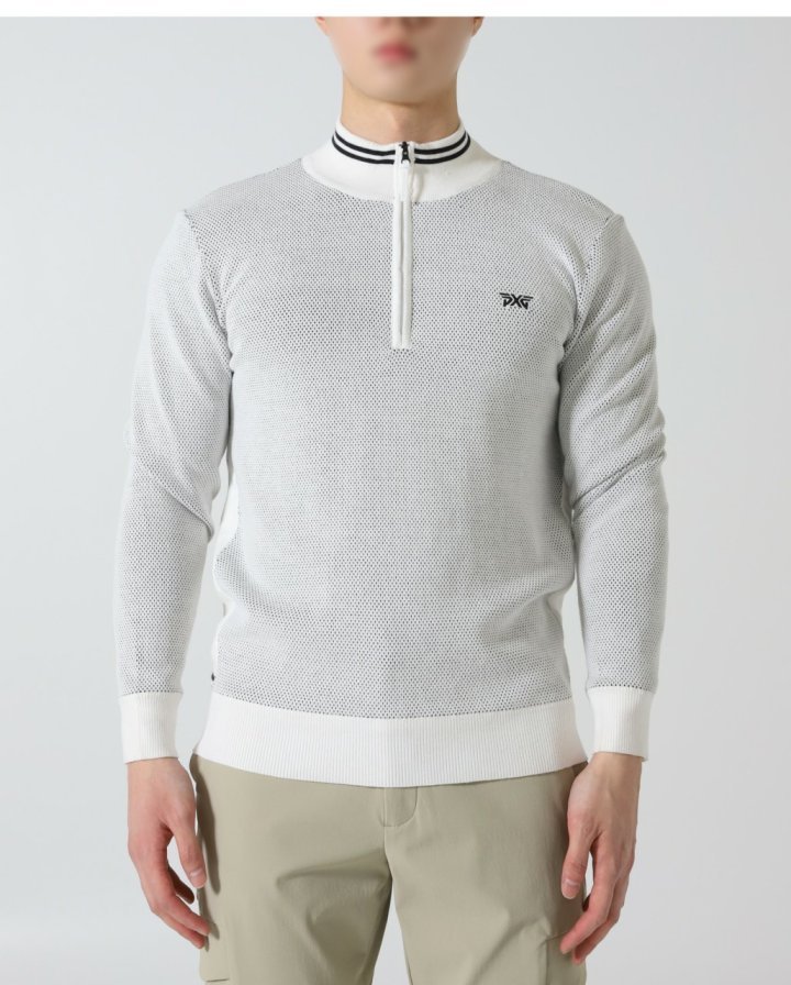 PXG 하프 집업 윈드프루프 스웨터