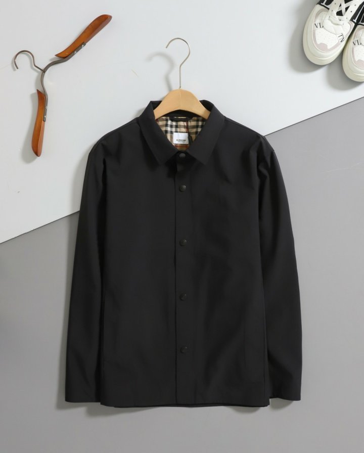 버버리 스트레치 코튼 셔츠 자켓