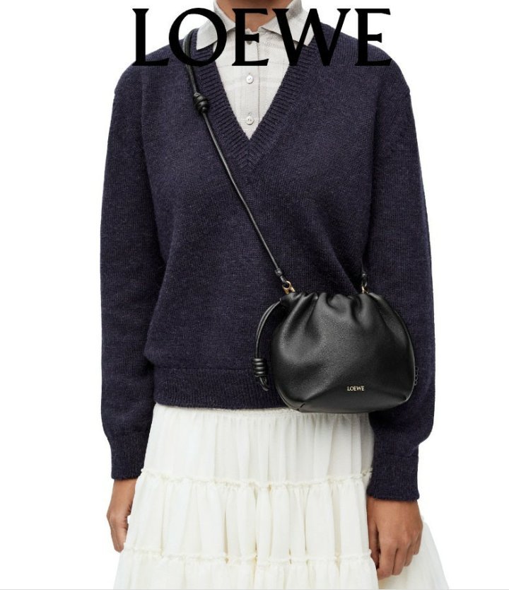 로에베 미니 플라멩코 펄스 멜로우 나파 램스킨