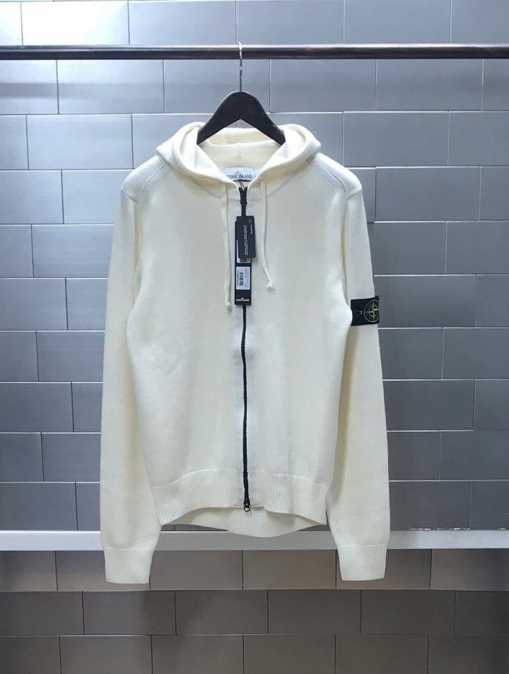 스톤 아일랜드 울니트??후디 집업