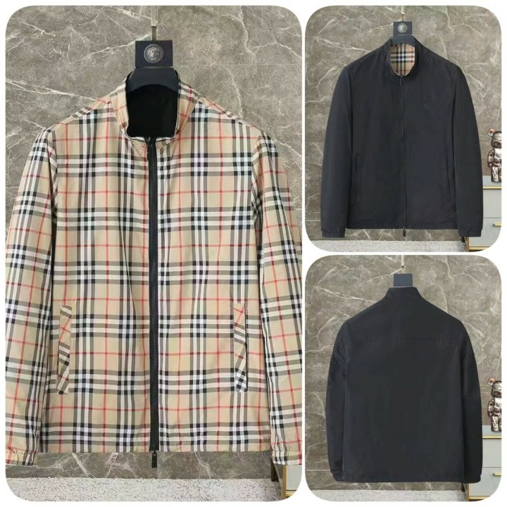 버버리 EKD 아플리케 리버서블 재킷