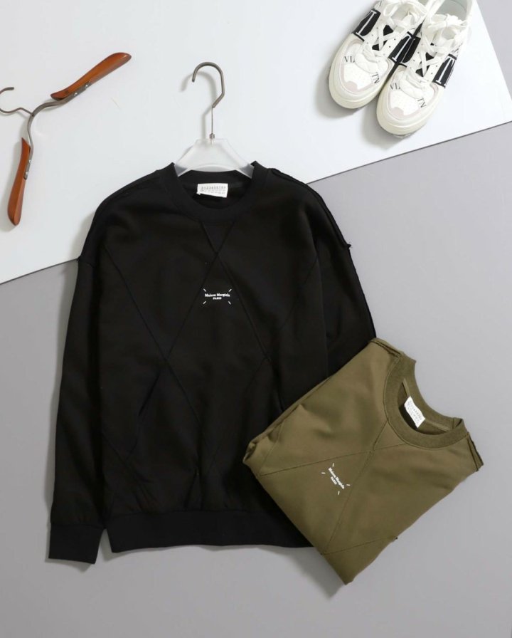 메종 마르지엘라 피스 넘버 포켓 맨투맨