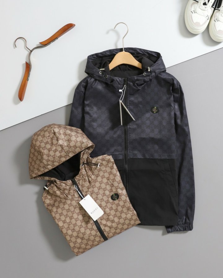 구찌 GG 캔버스 후드 자켓