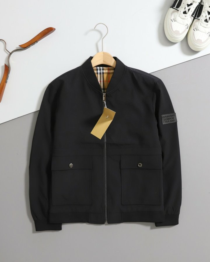 버버리 헤르티지 헤링턴 블루종 자켓