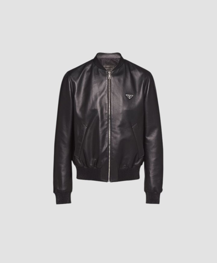 프라다 PY998 트라이앵글로고 나파가죽 재킷